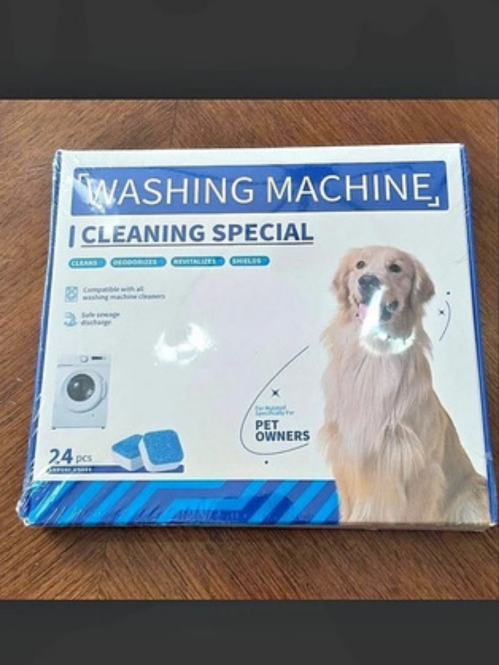 PAPAROTTY Washing Machine Cleaner Tablets 24 Count Cleaning Tablets NWT